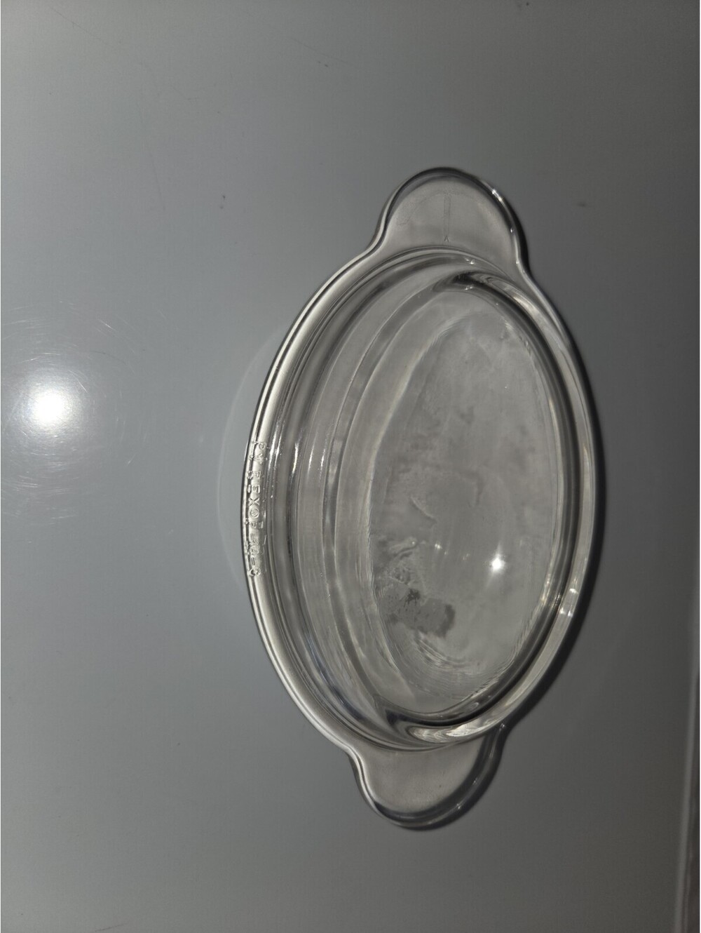 CORNING WARE VISION OVAL GRAB IT DISH V-14-B LID P-14-C WHITE DISH CLEAR LID SC2